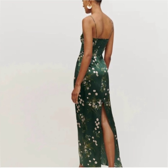 Reformation Silk Frankie Dress in Buena - Picture 9 of 9